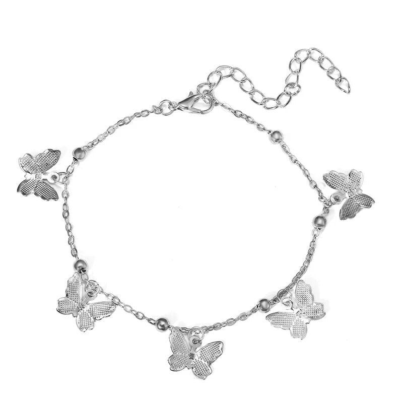Boho Butterfly Anklet
