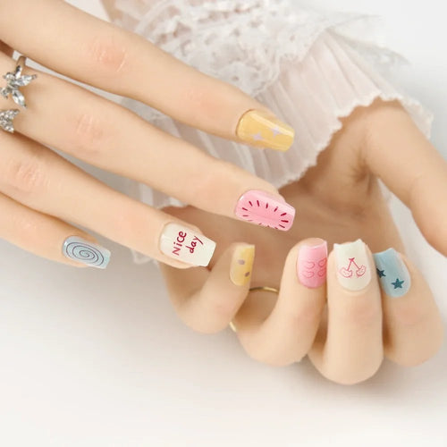 10-Piece Cat-Star Press-Ons