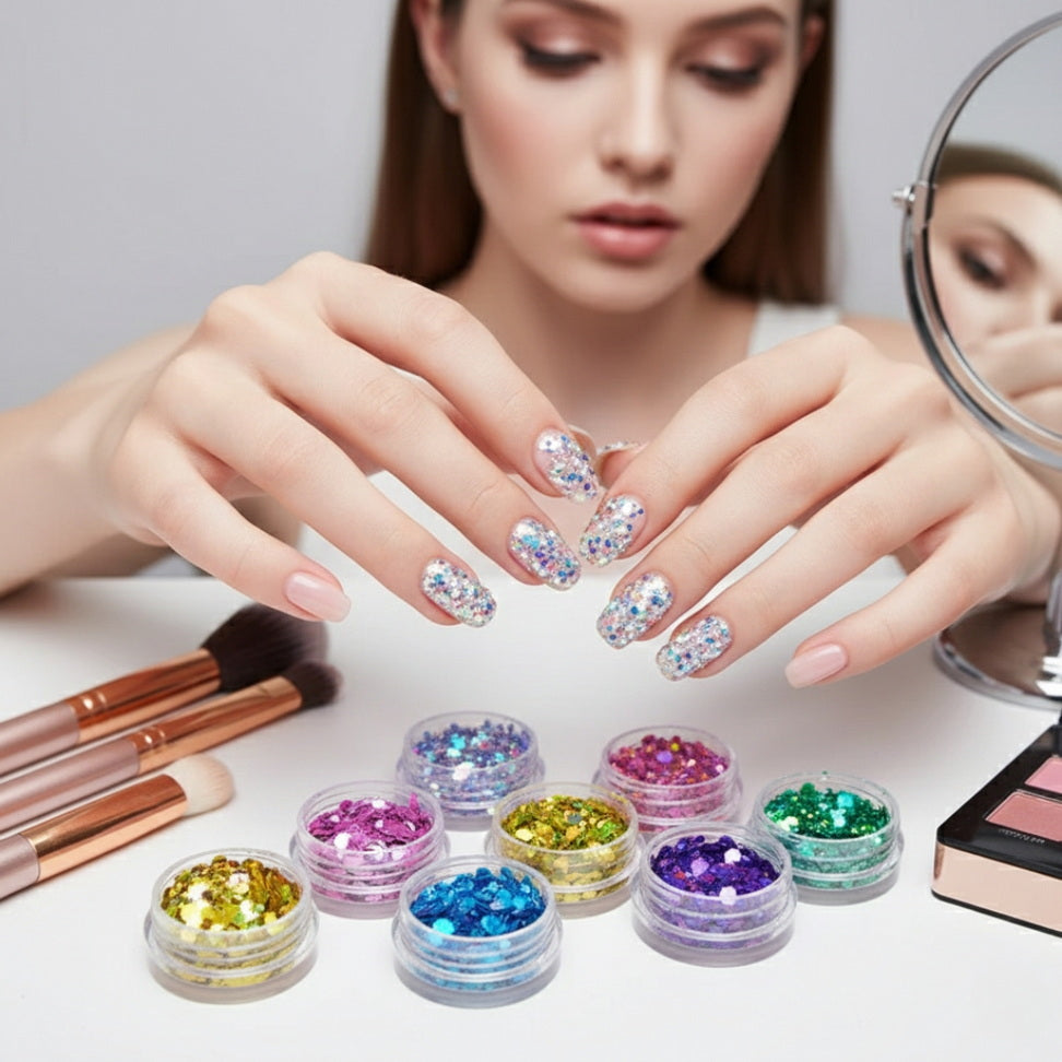 24PCS Holo-Chunk Glitters