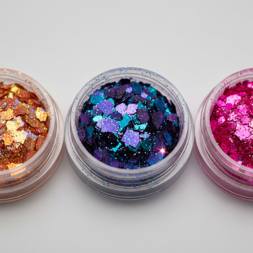 24PCS Holo-Chunk Glitters