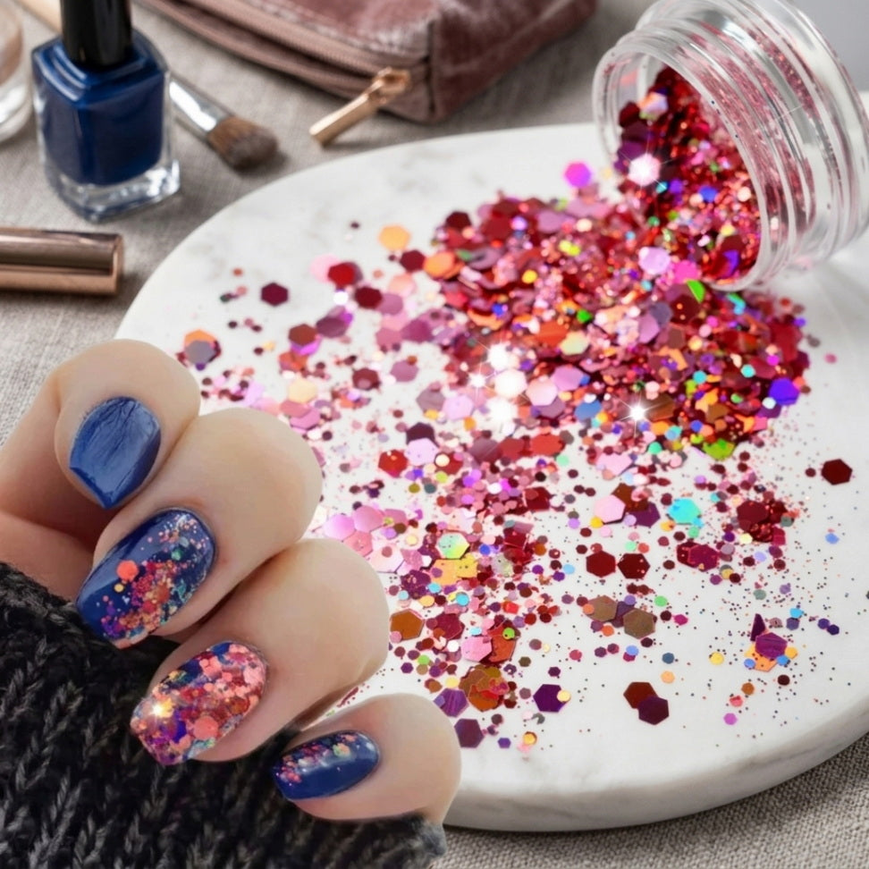 24PCS Holo-Chunk Glitters