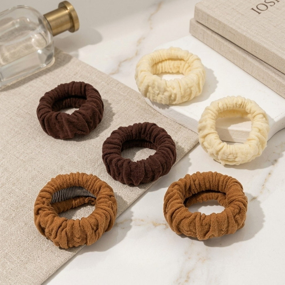 6PCS Trendy Scrunchies
