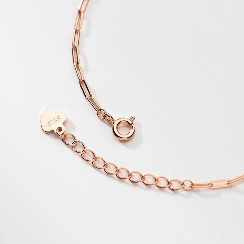 Double Heart Bracelet with Sparkling Zircon Layers