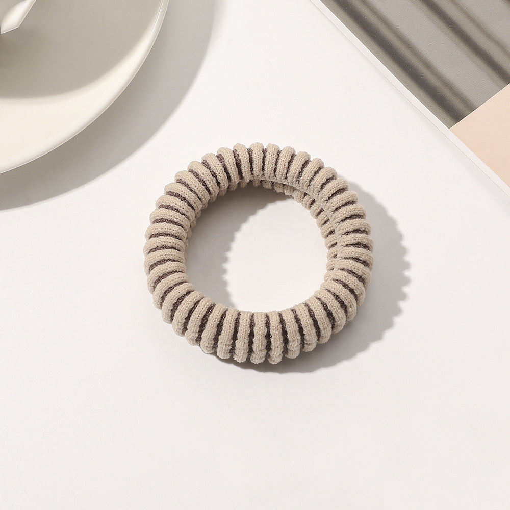 Knitted Lattice Scrunchies