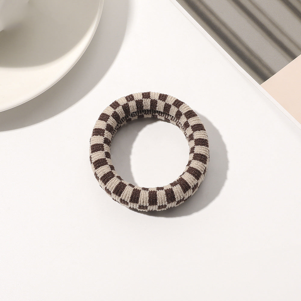 Knitted Lattice Scrunchies