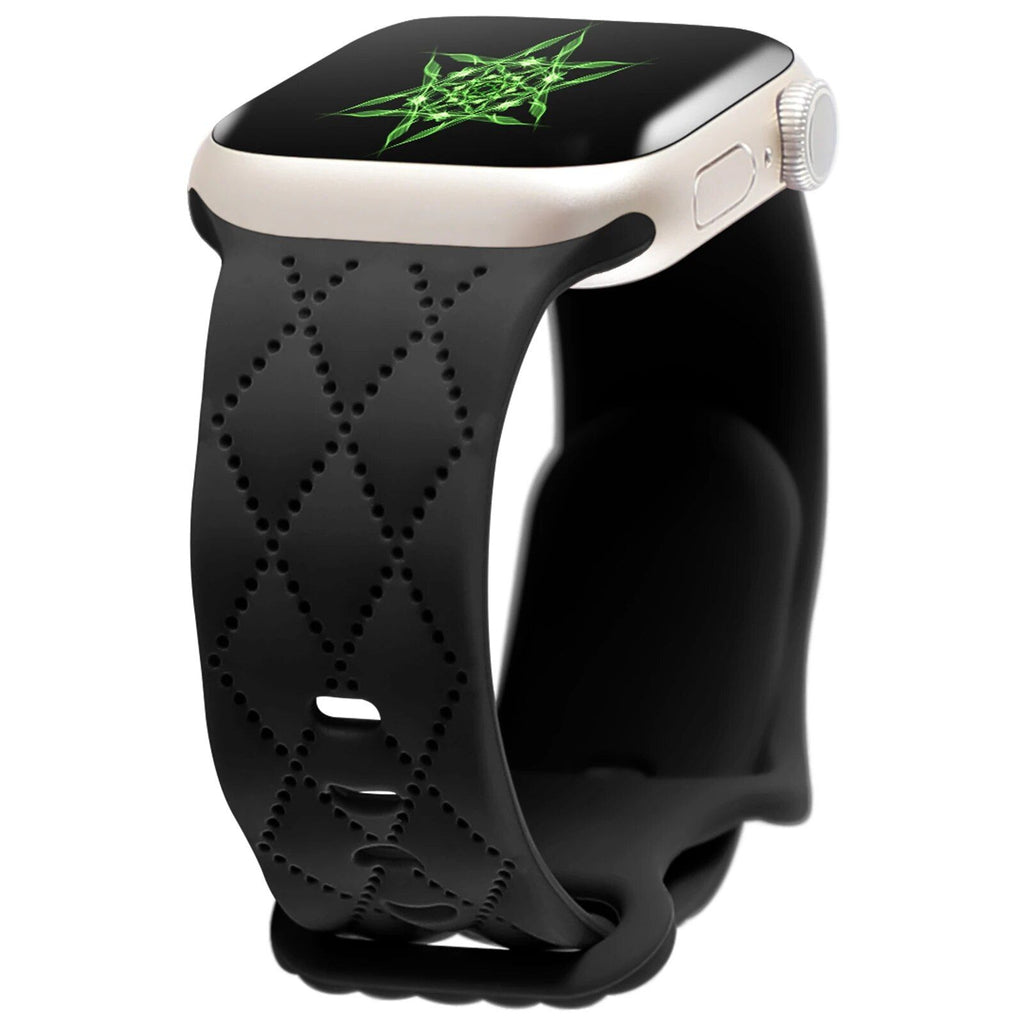 Custom Engraved Silicone Sport Band for Apple Watch