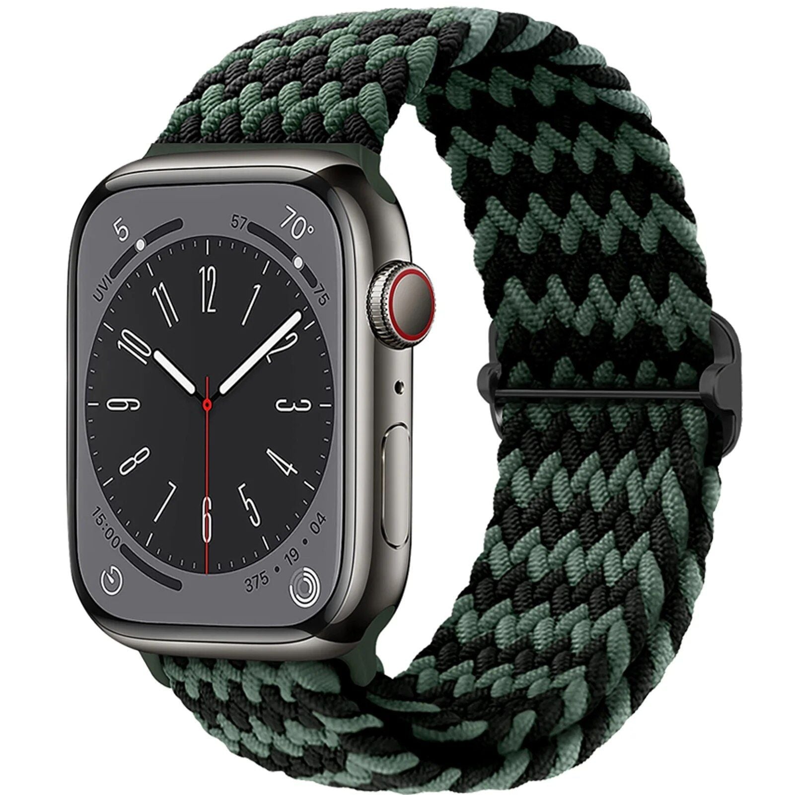 Stretchy Braided Solo Loop Strap for Apple Watch