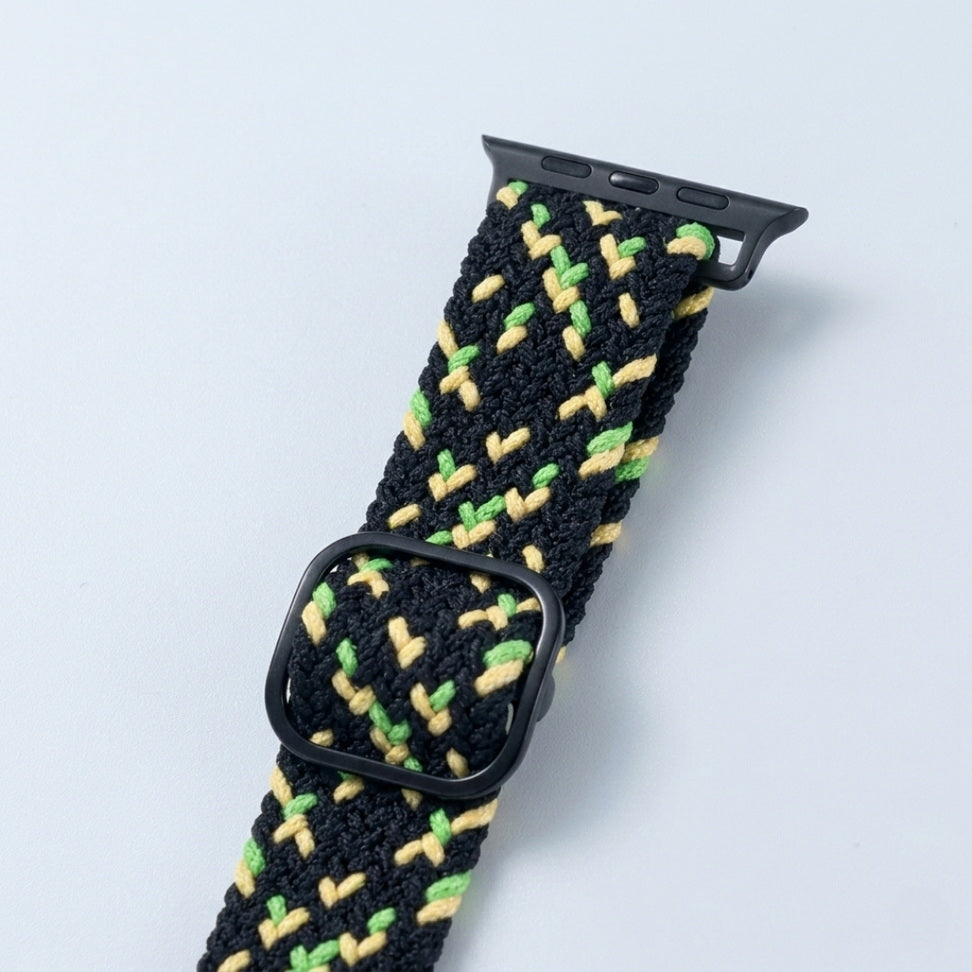 Vibe-Flex Braided Elastic Strap for Apple Watch