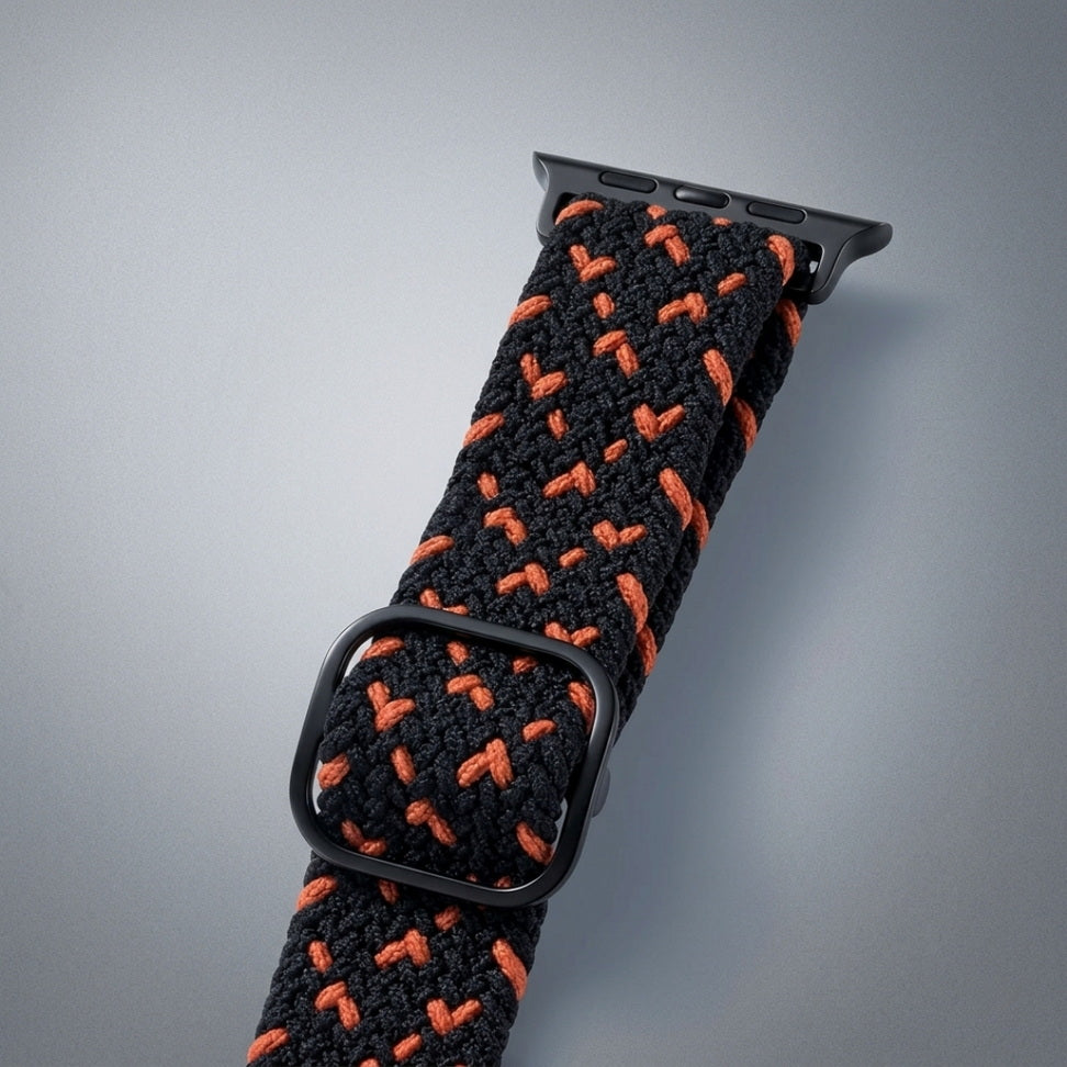 Vibe-Flex Braided Elastic Strap for Apple Watch