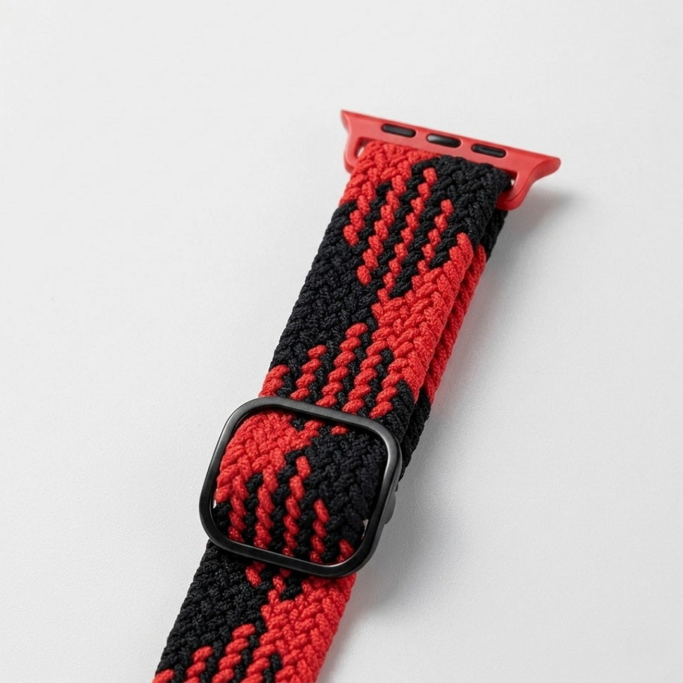 Vibe-Flex Braided Elastic Strap for Apple Watch