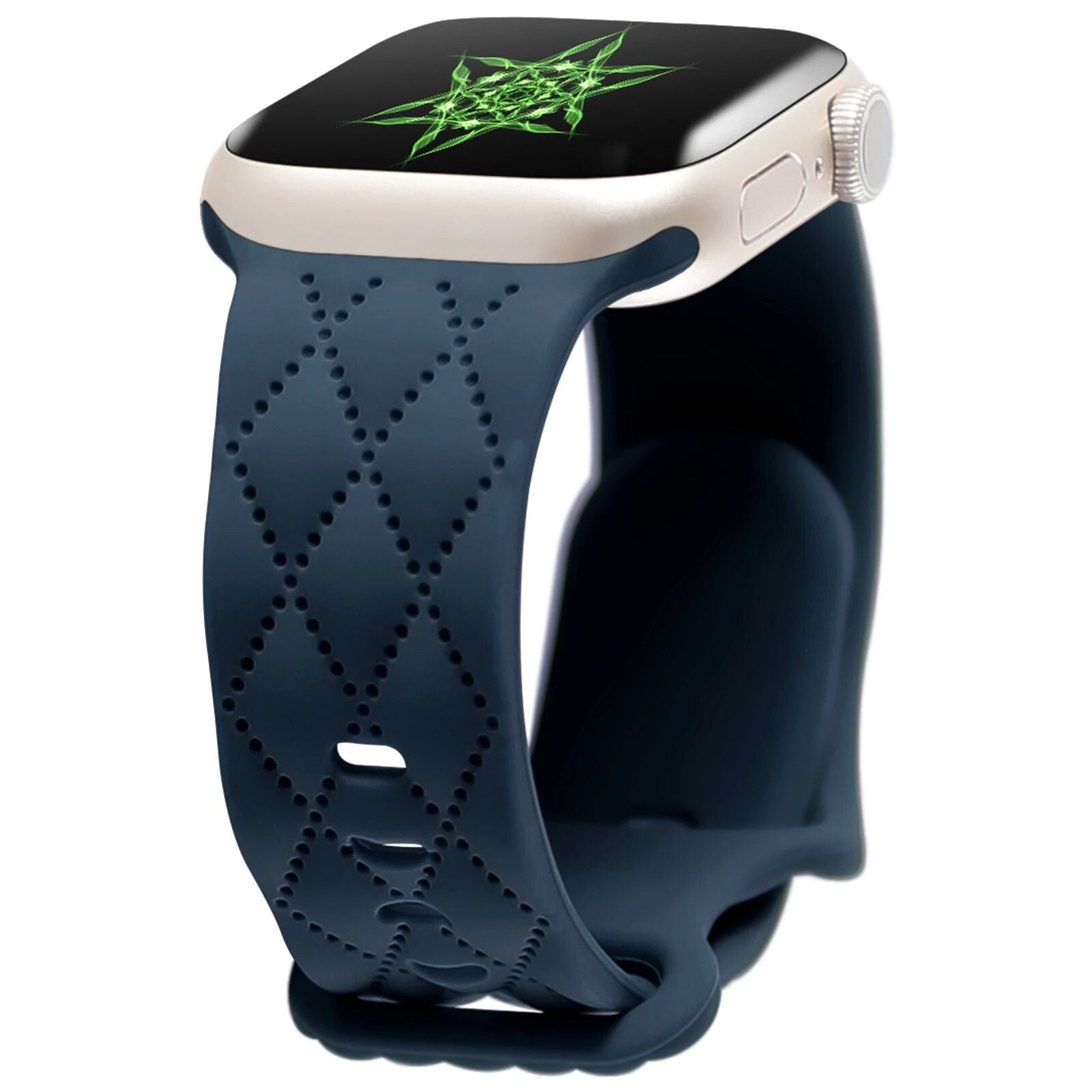 Custom Engraved Silicone Sport Band for Apple Watch