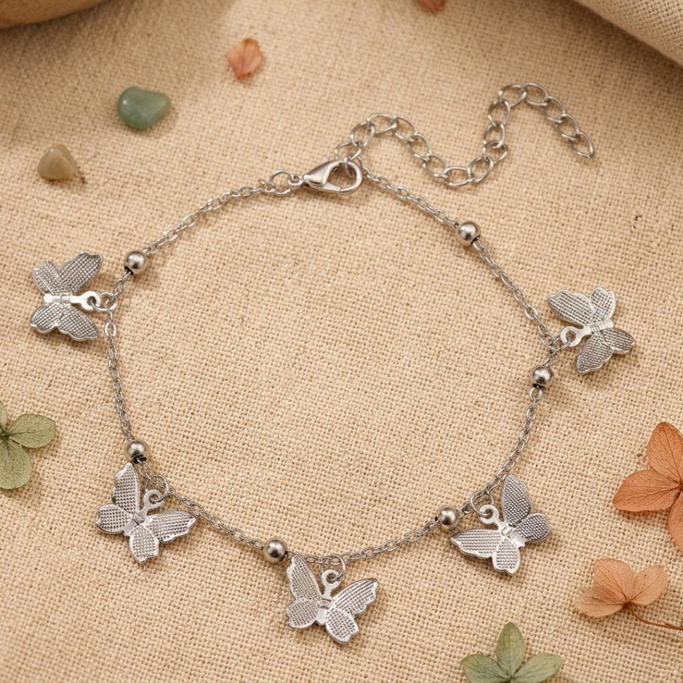 Boho Butterfly Anklet