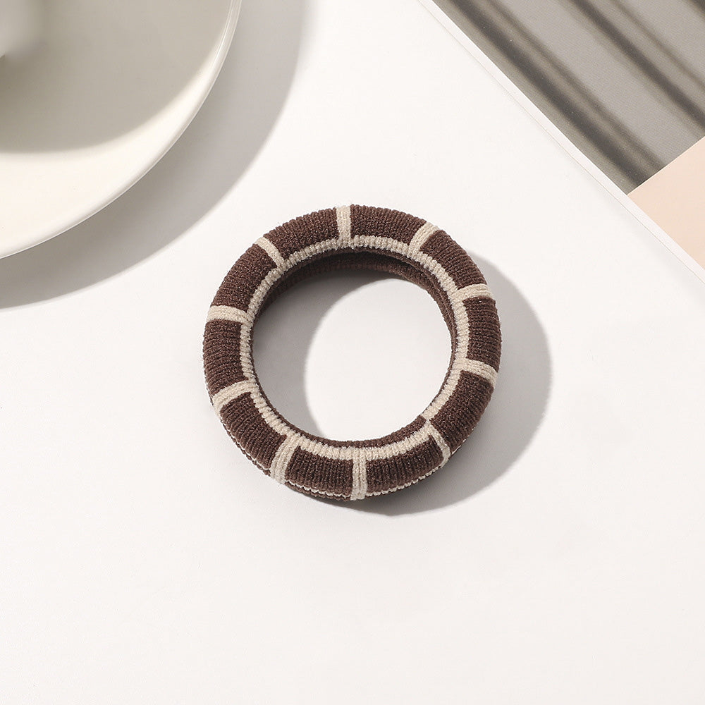 Knitted Lattice Scrunchies