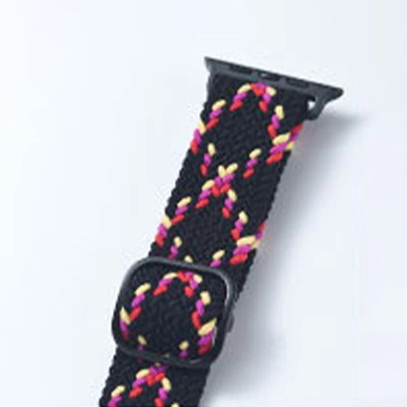 Vibe-Flex Braided Elastic Strap for Apple Watch