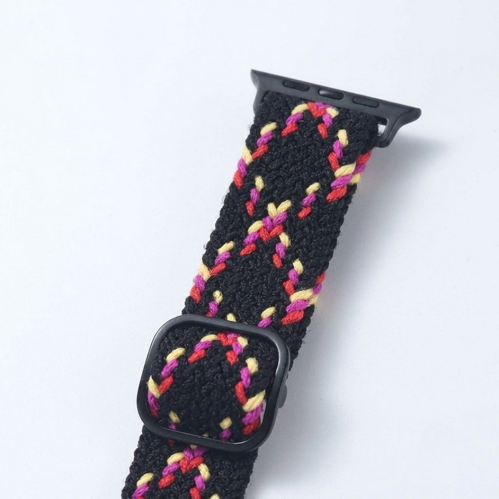 Vibe-Flex Braided Elastic Strap for Apple Watch