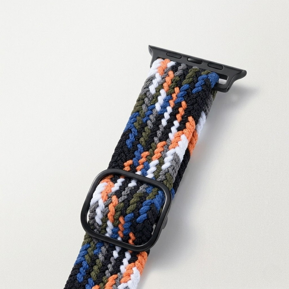 Vibe-Flex Braided Elastic Strap for Apple Watch