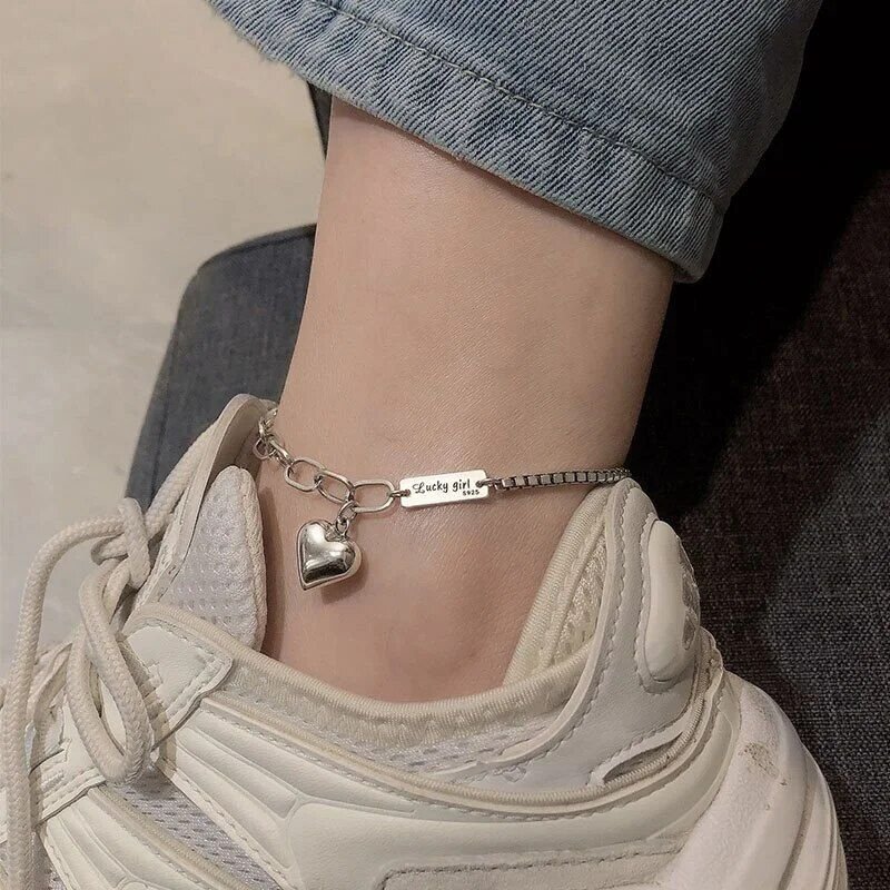 Chic Love Heart Anklet Bracelet
