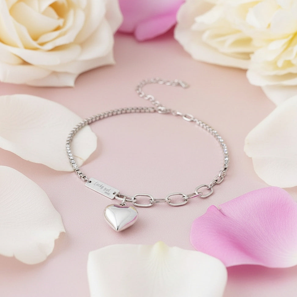 Chic Love Heart Anklet Bracelet