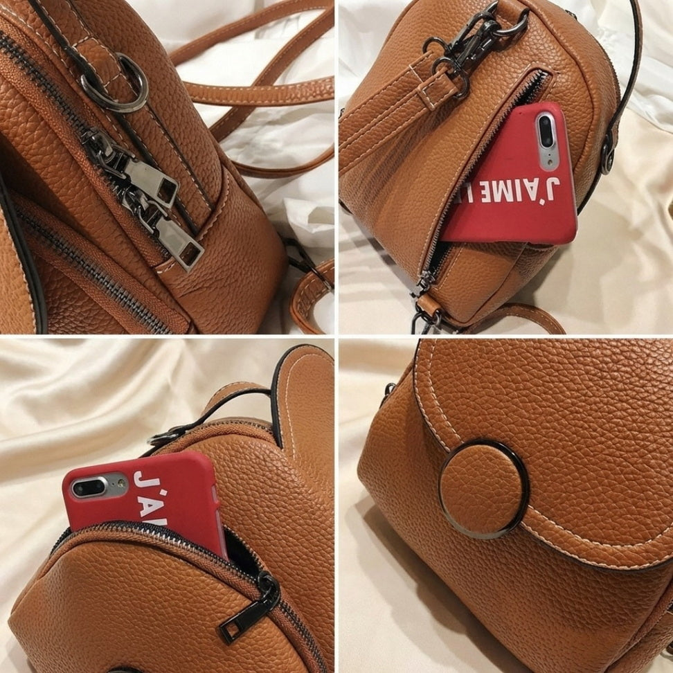 Mini Leather Backpack – Stylish Everyday Carry