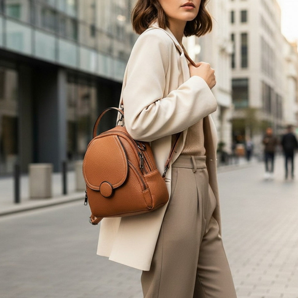 Mini Leather Backpack – Stylish Everyday Carry