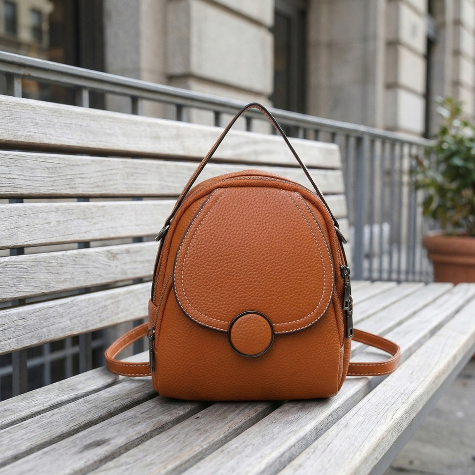 Mini Leather Backpack – Stylish Everyday Carry