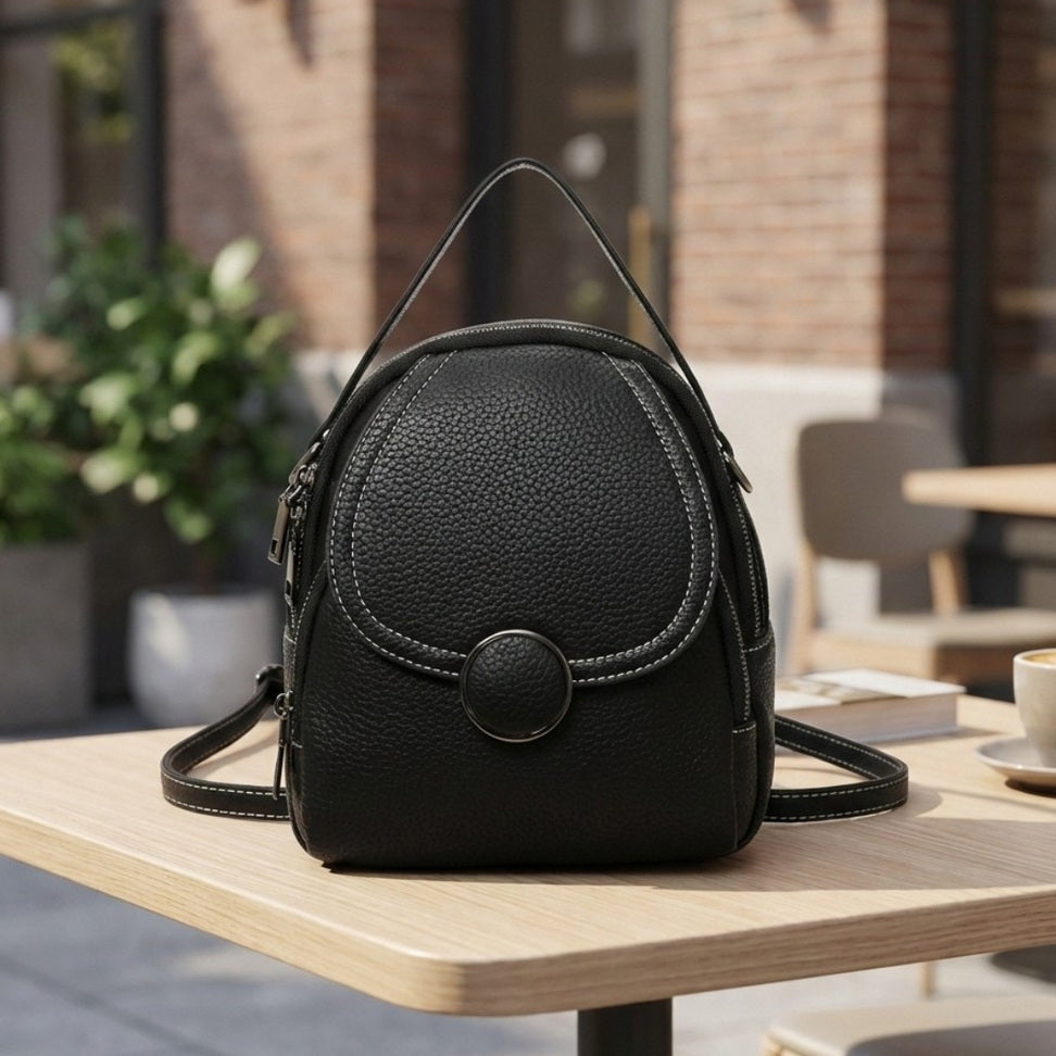 Mini Leather Backpack – Stylish Everyday Carry