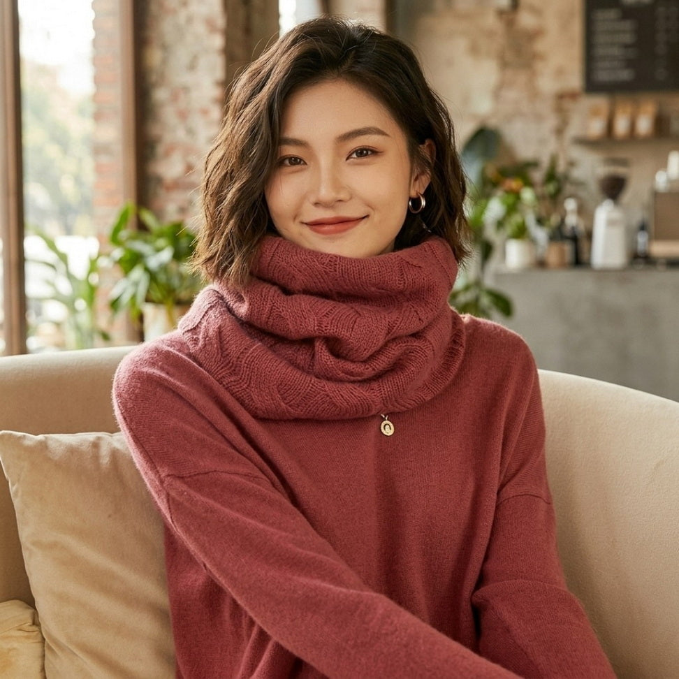 Chic Cashmere Ring Scarf