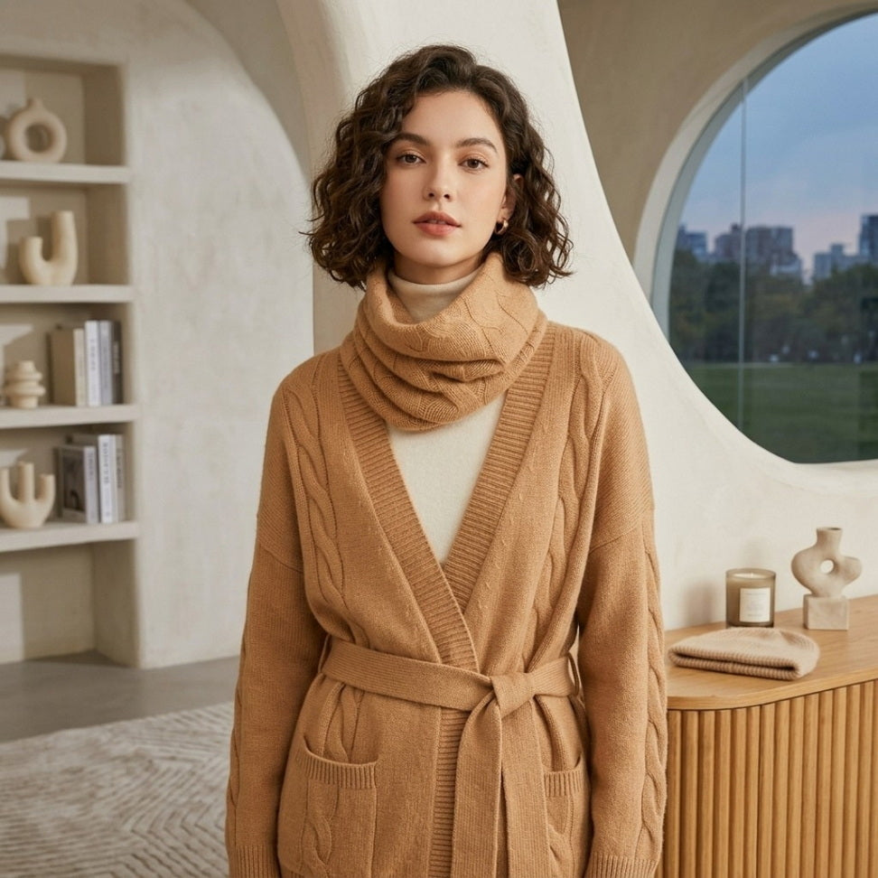 Chic Cashmere Ring Scarf