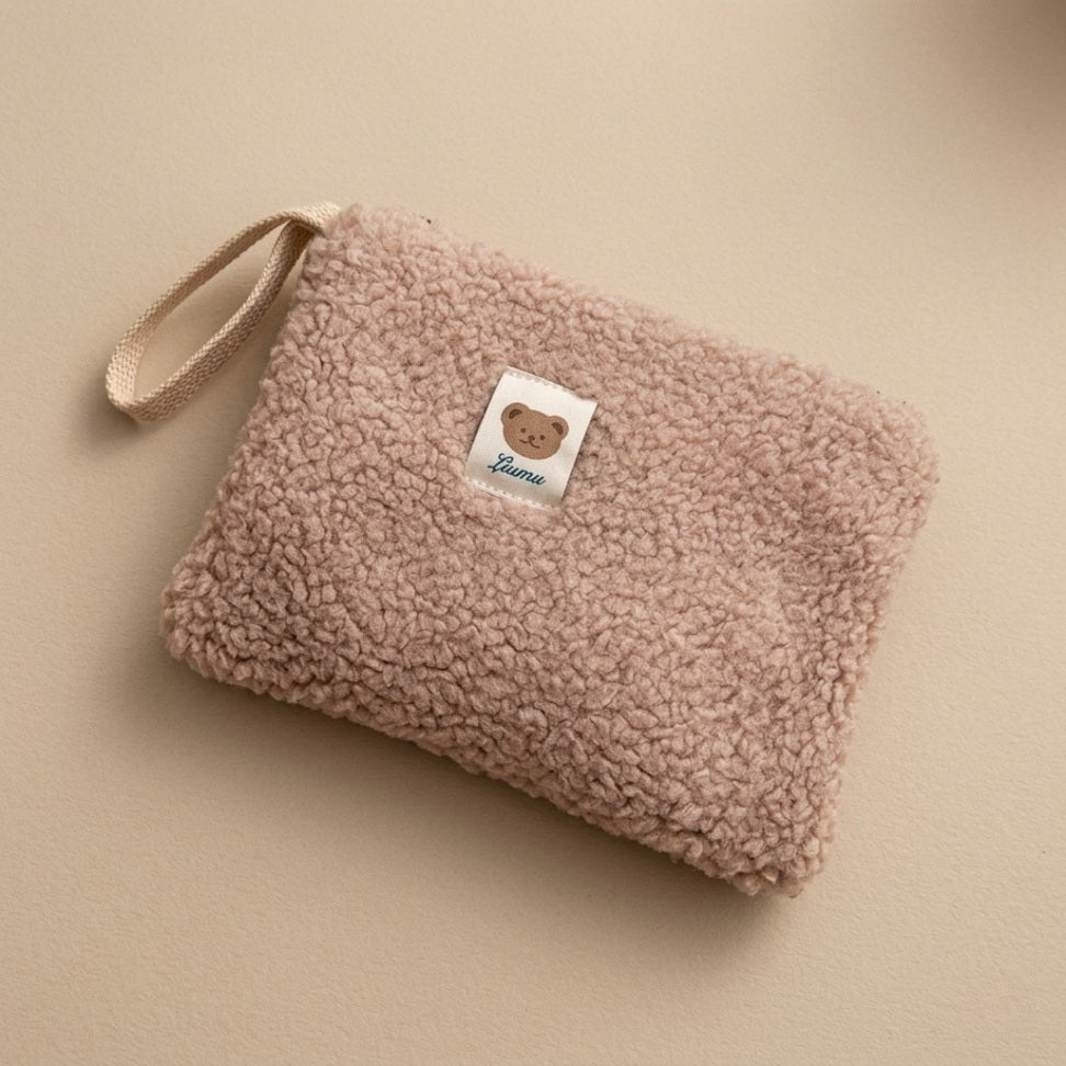 Plush Cosmetic Storage Bag