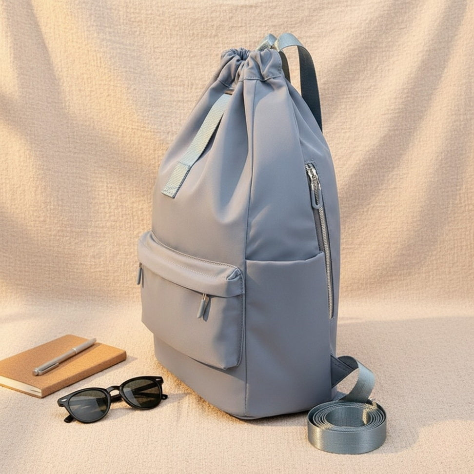 Spacious Drawstring Backpack