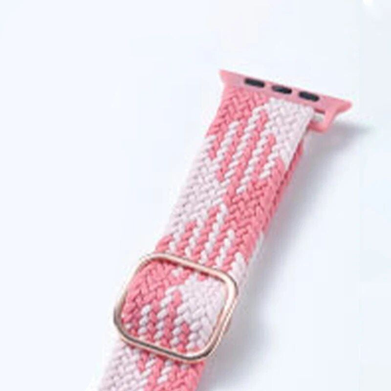 Vibe-Flex Braided Elastic Strap for Apple Watch
