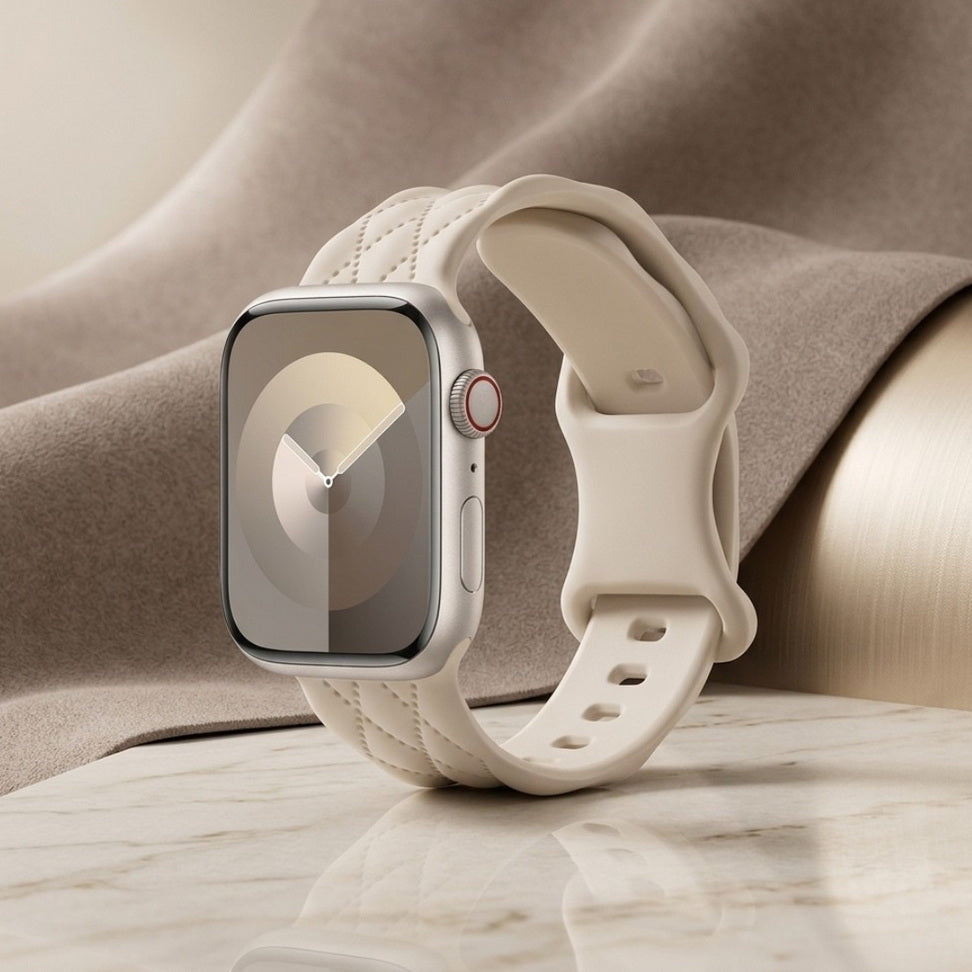 Custom Engraved Silicone Sport Band for Apple Watch