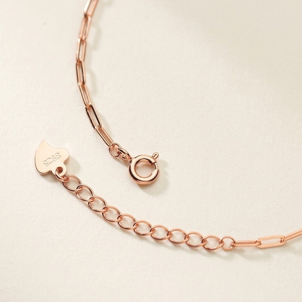 Double Heart Bracelet with Sparkling Zircon Layers