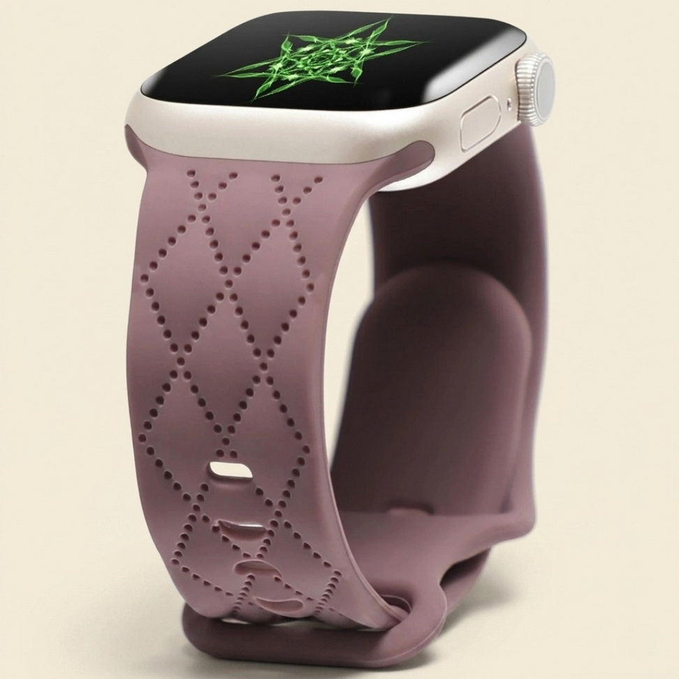 Custom Engraved Silicone Sport Band for Apple Watch