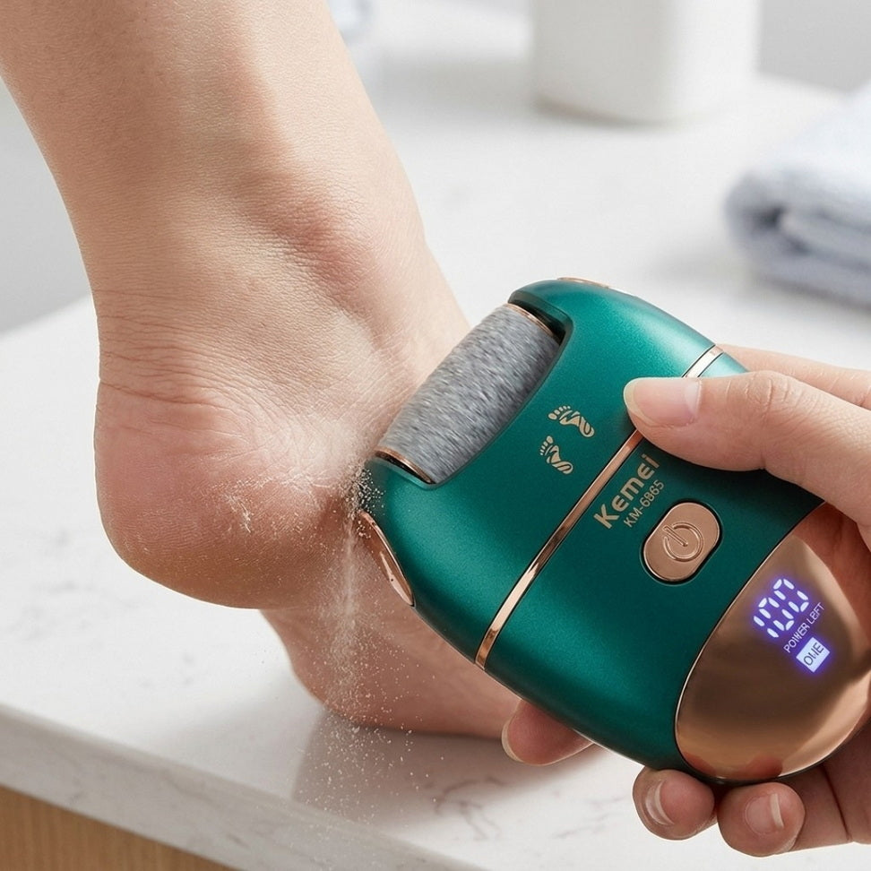 Electric Foot File – Smooth, Recharge & Glow