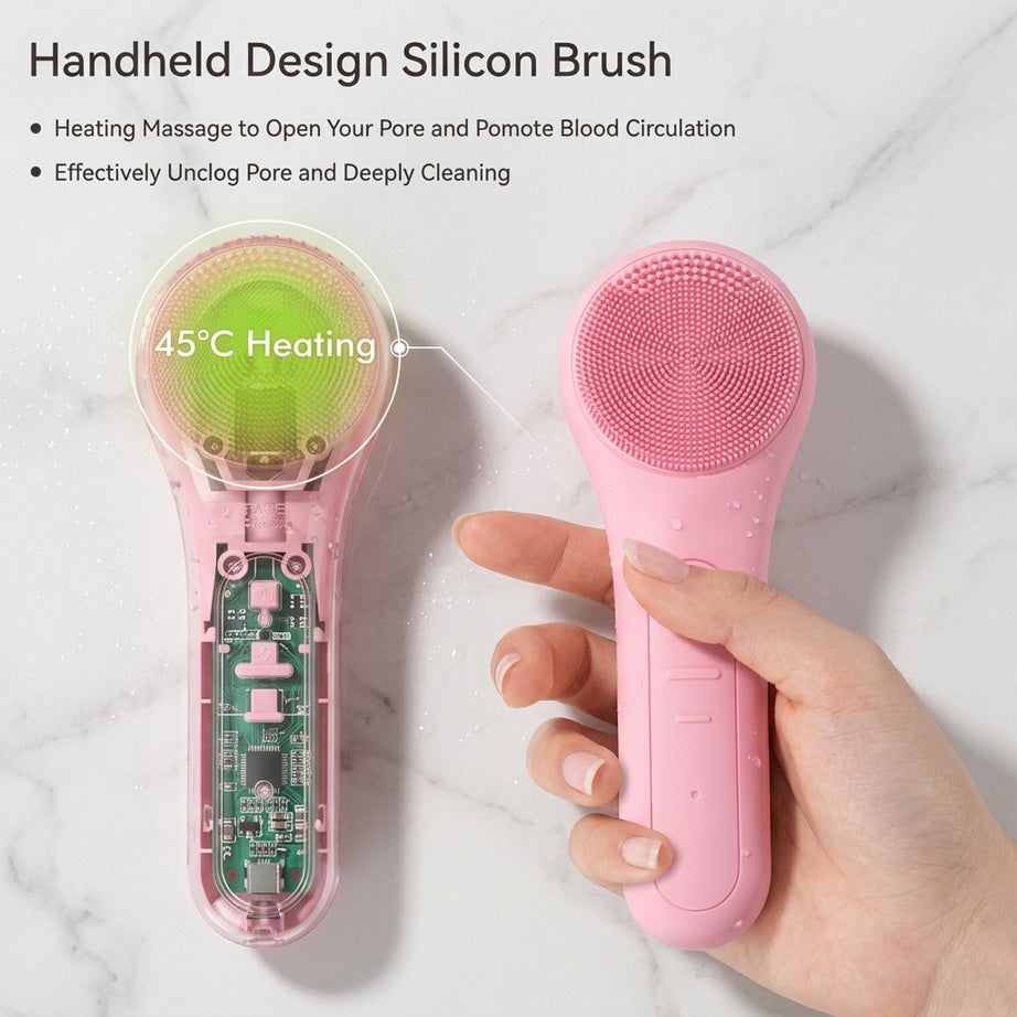 Waterproof Sonic Facial Cleansing Brush