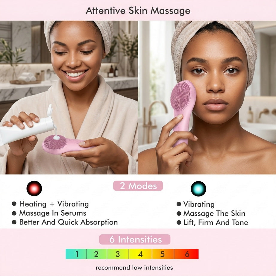 Waterproof Sonic Facial Cleansing Brush