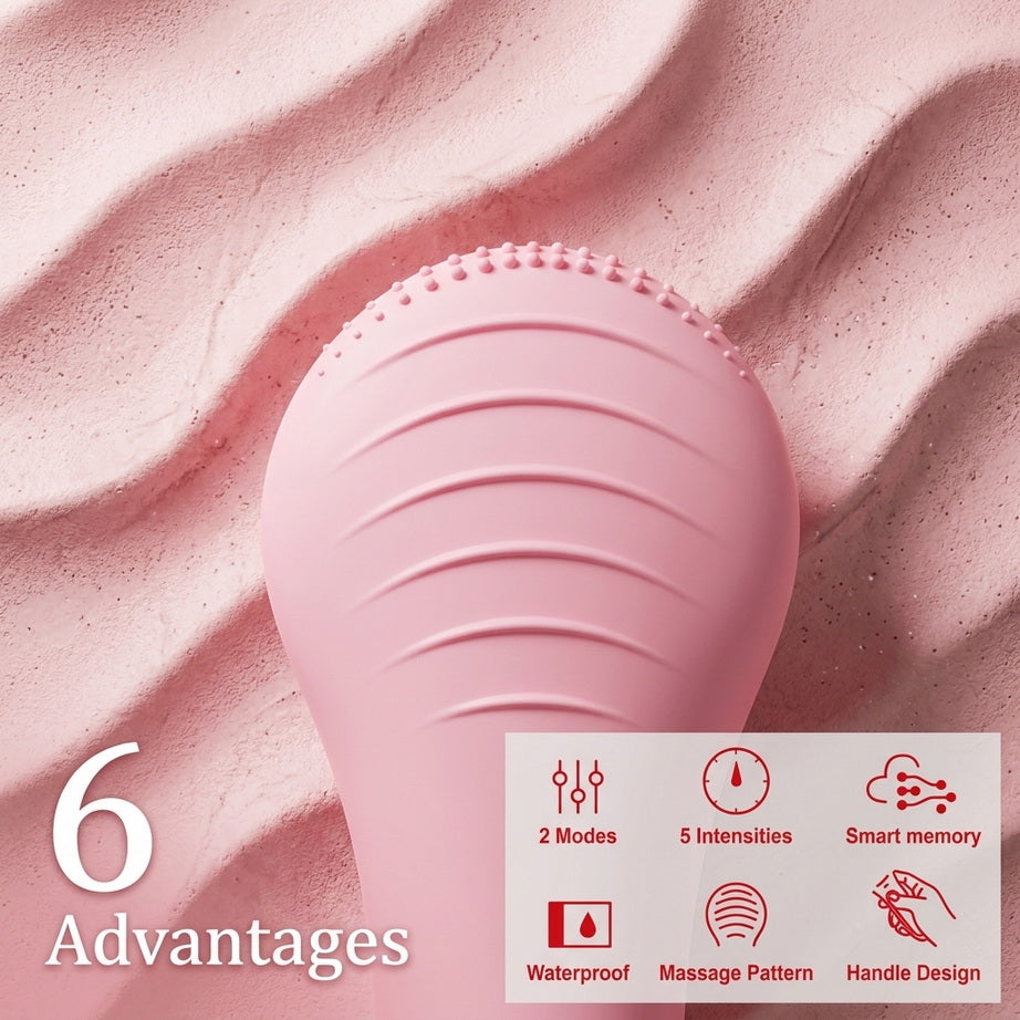 Waterproof Sonic Facial Cleansing Brush