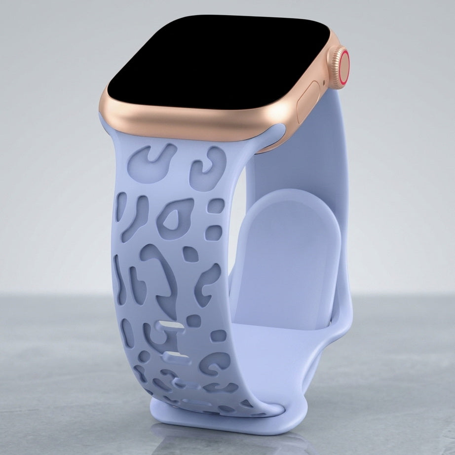 Engraved Silicone Apple Watch Strap