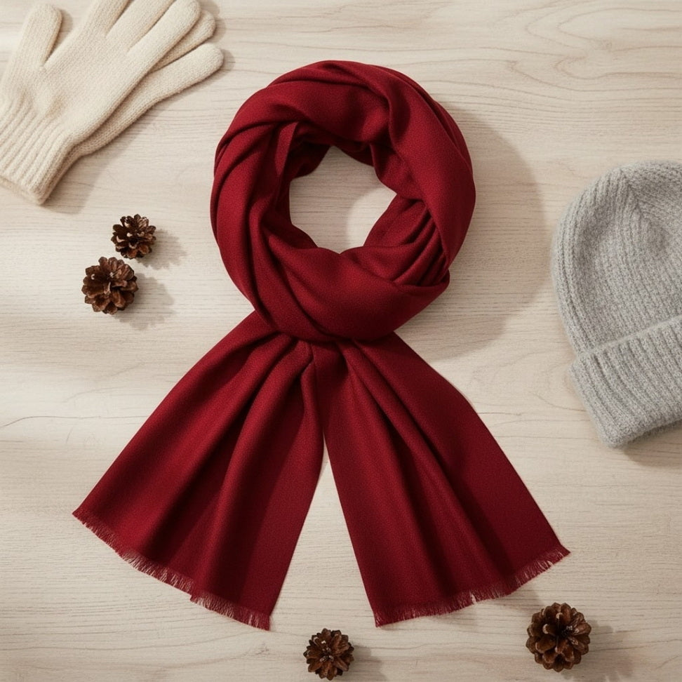 Glam Cozy Luxe Winter Scarf
