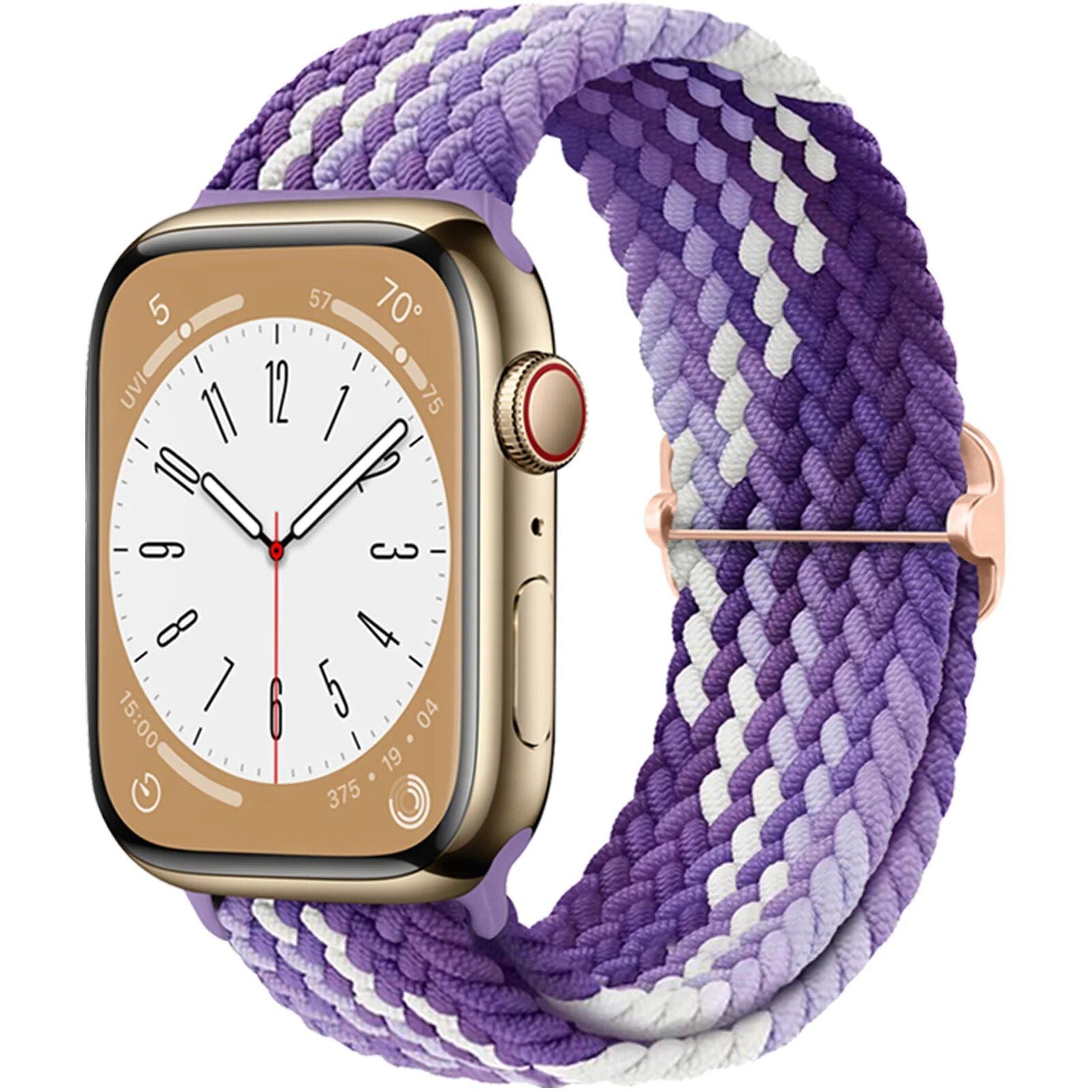 Stretchy Braided Solo Loop Strap for Apple Watch