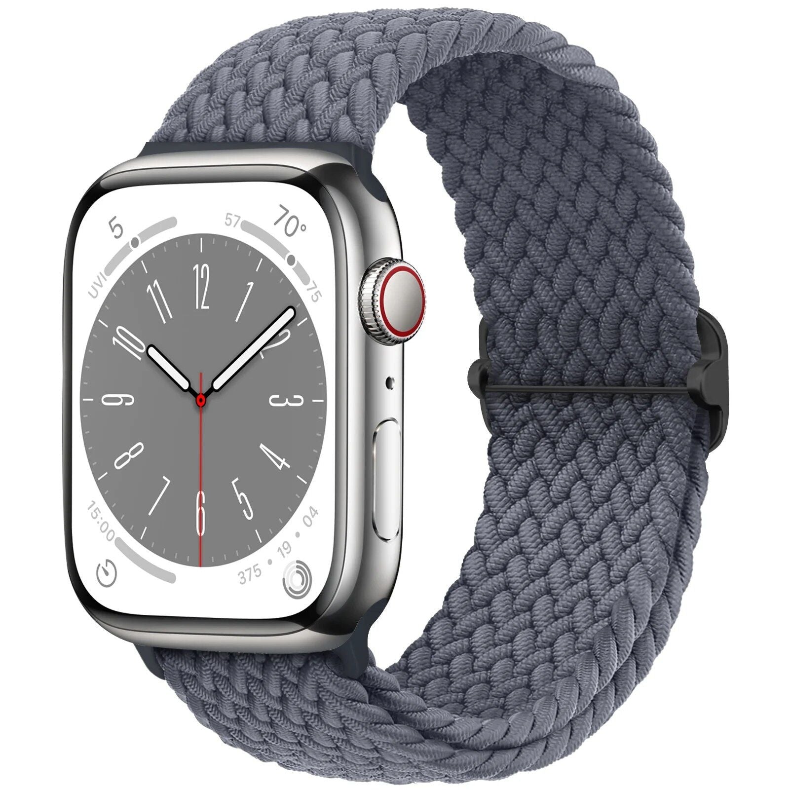Stretchy Braided Solo Loop Strap for Apple Watch