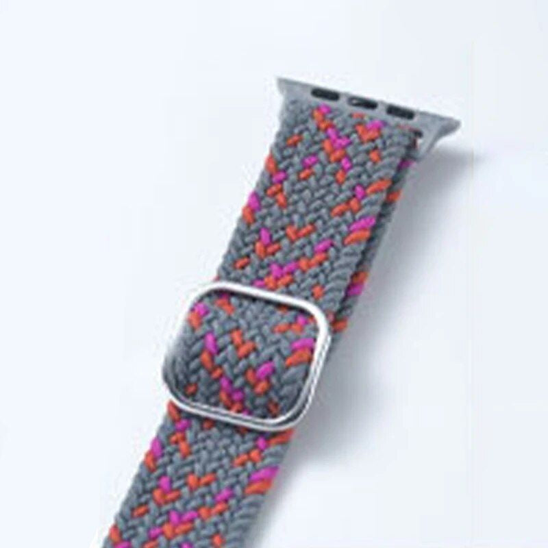 Vibe-Flex Braided Elastic Strap for Apple Watch