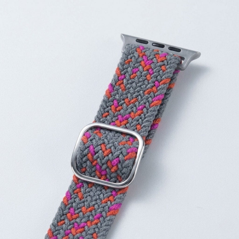 Vibe-Flex Braided Elastic Strap for Apple Watch