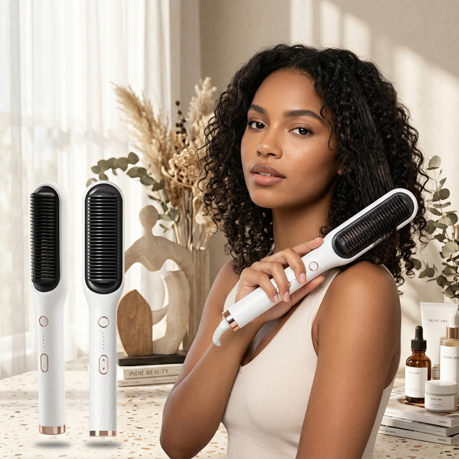Quick-Heat Hair Straightening Brush