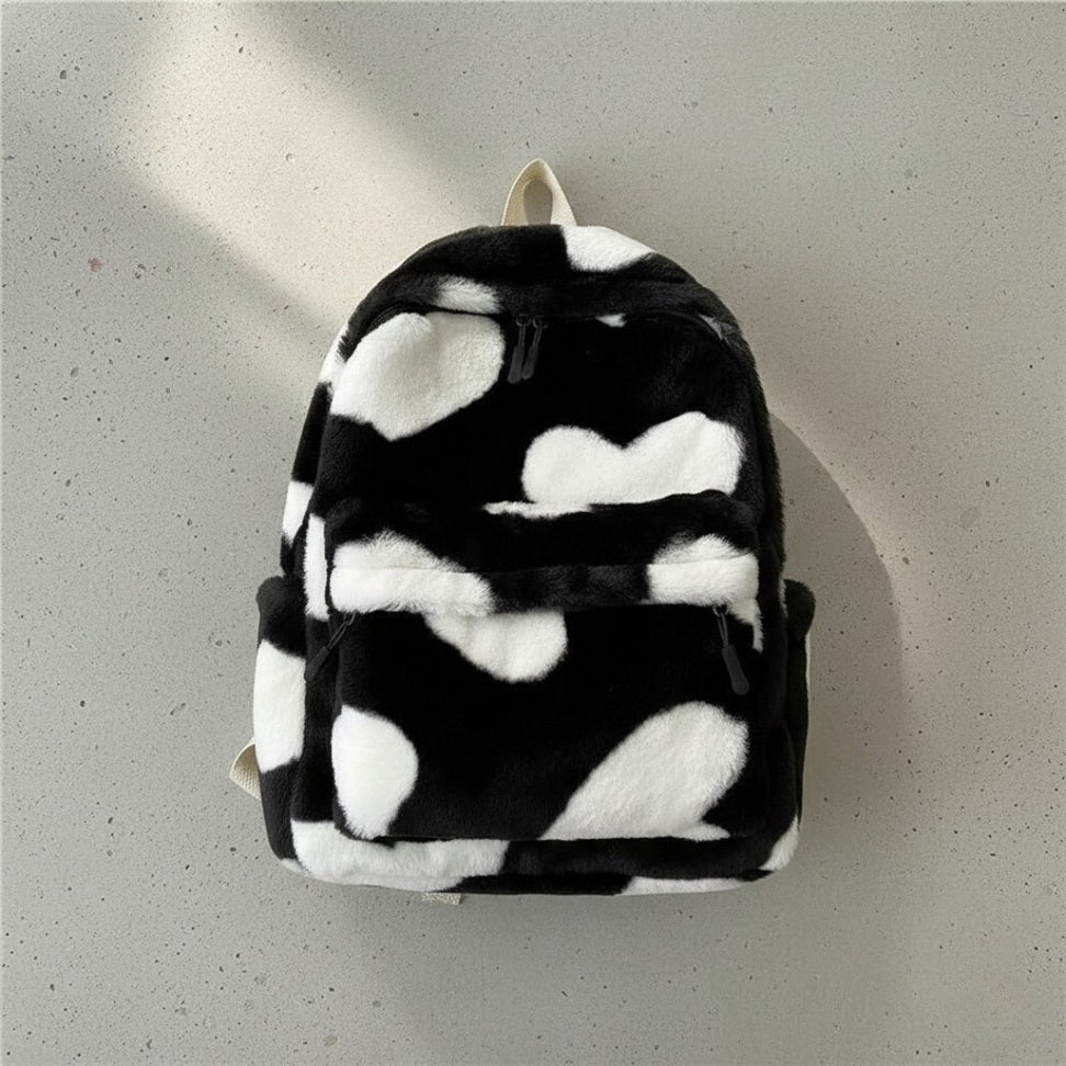 Heart Plush Backpack