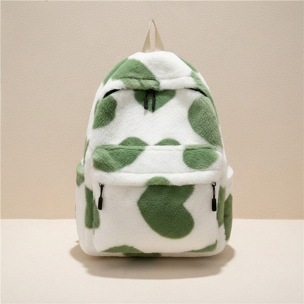 Heart Plush Backpack