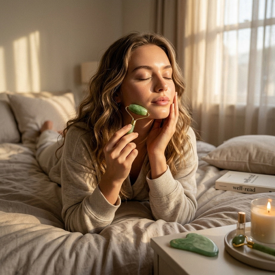 Jade Facial Massage Set for a Relaxing Glow-Up
