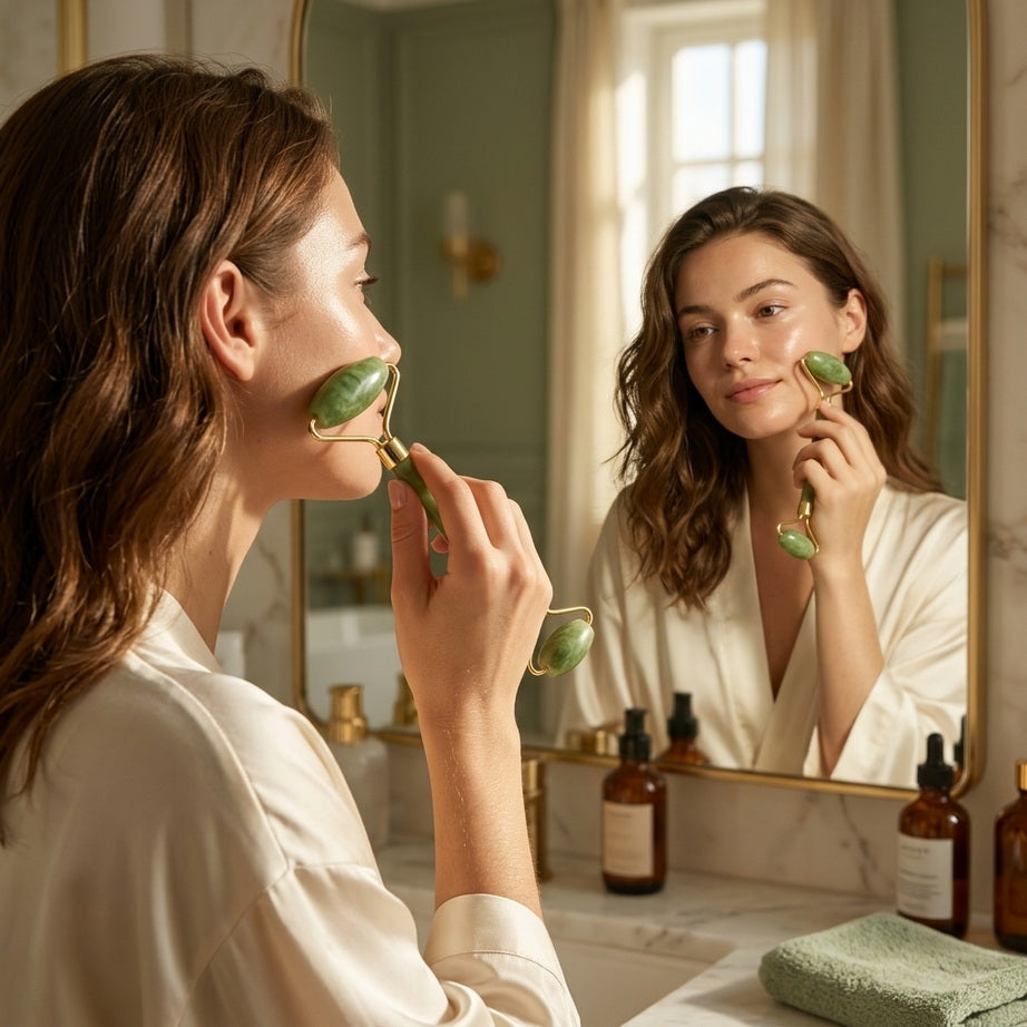 Jade Facial Massage Set for a Relaxing Glow-Up