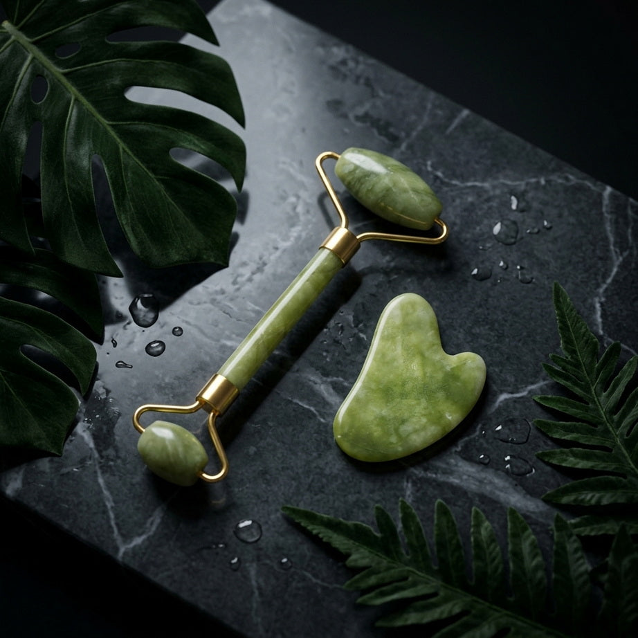 Jade Facial Massage Set for a Relaxing Glow-Up